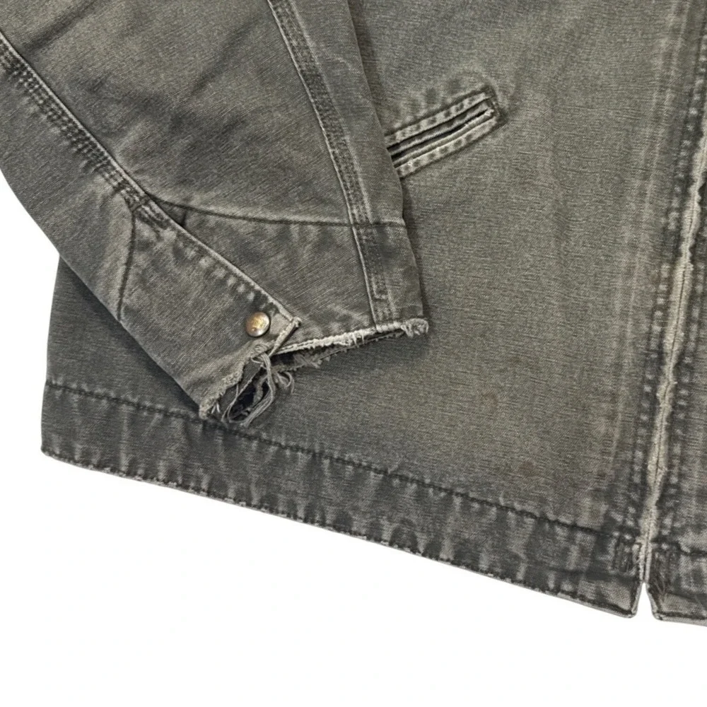 Vintage Carhartt Detroit J97 MOS Jacket Black/Gray -4XL‎ REG